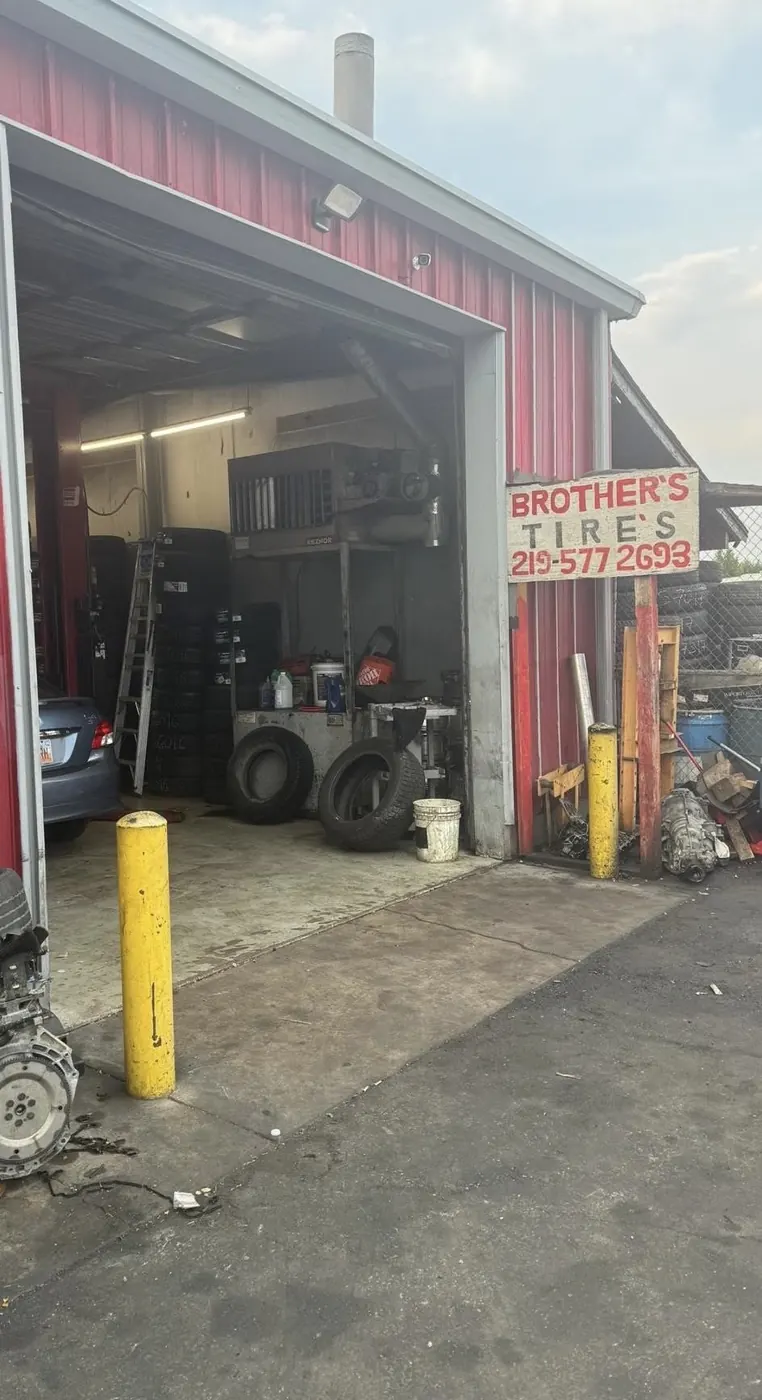 Entrance to the service bay